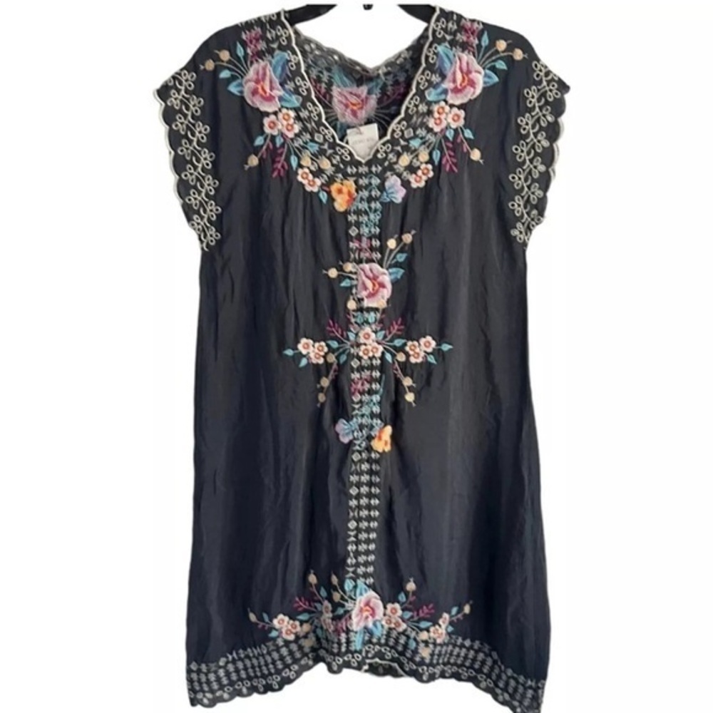 Johnny Was Keva dress w slip NWT (oversized)